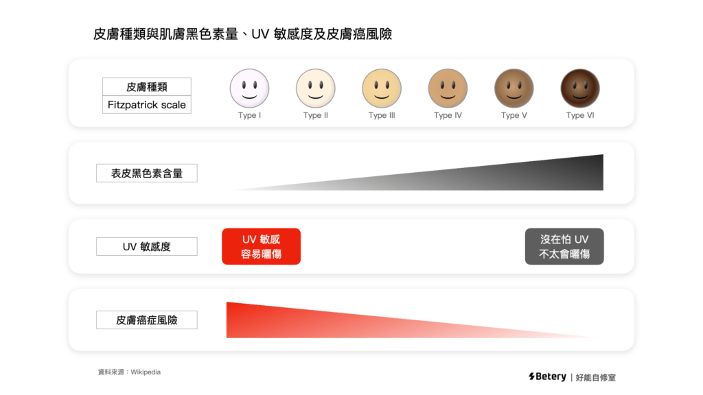 維生素 D-皮膚分類